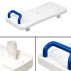 Badebræt til badekar med håndtag