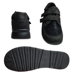Berkemann herresko med velcro - Sort