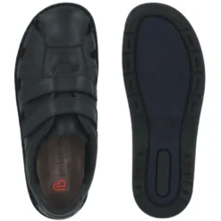 Berkemann lukket herresandal - Sort