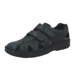 Berkemann lukket herresandal - Sort