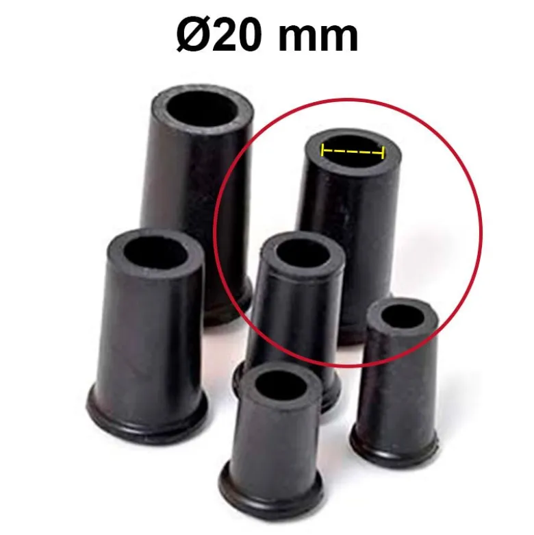 Dupsko Ø20 mm - Sort