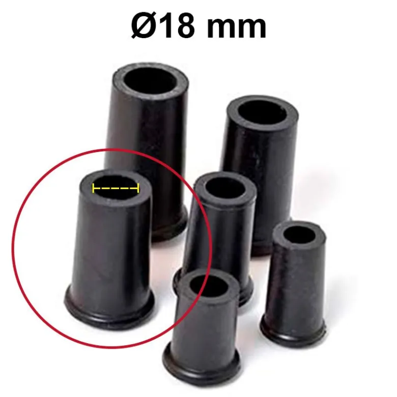 Dupsko Ø18 mm - Sort