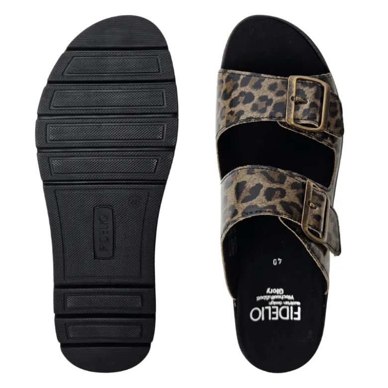 Fidelio dameslipper - Leopard