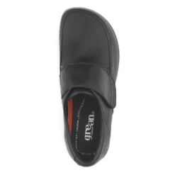 Green Comfort herresko i skind - Sort
