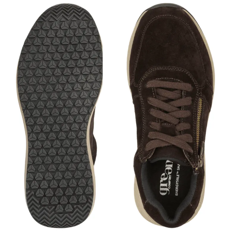Green Comfort let damesneaker - Brun