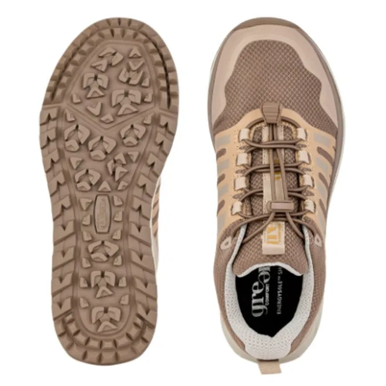 Green Comfort outdoor damesneaker - Sand/brun