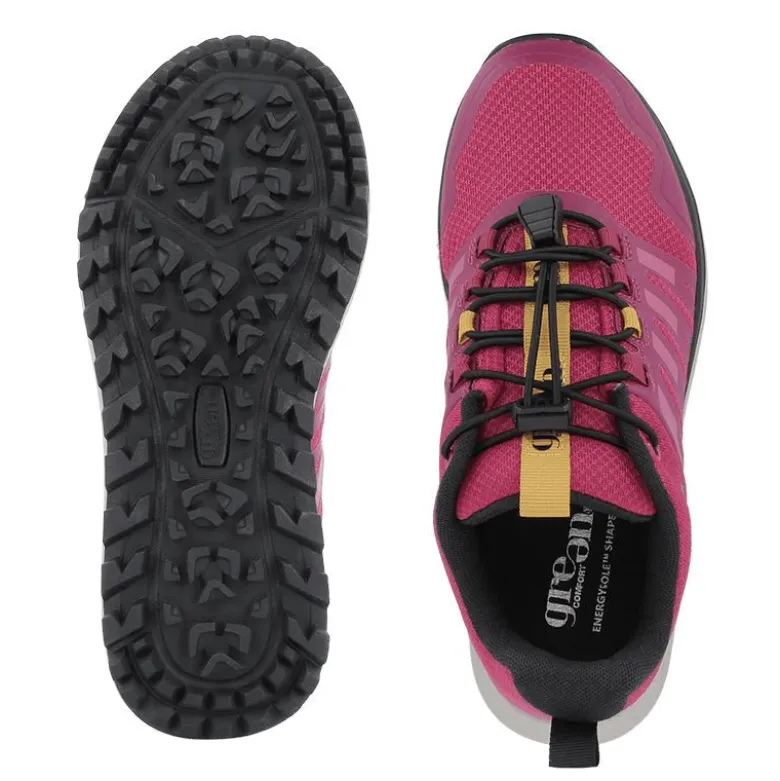 Green Comfort outdoor damesneaker - Pink