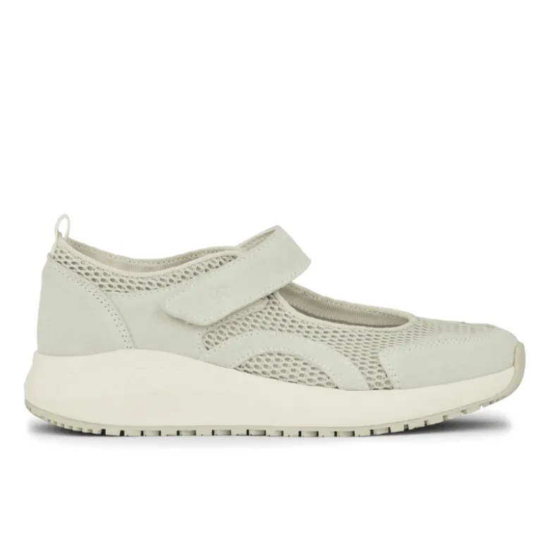 Green Comfort sporty ballerina - Hvid