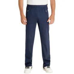 Joggingbukser med lynlås - Blå