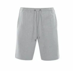 Knælange shorts med elastik - Grå