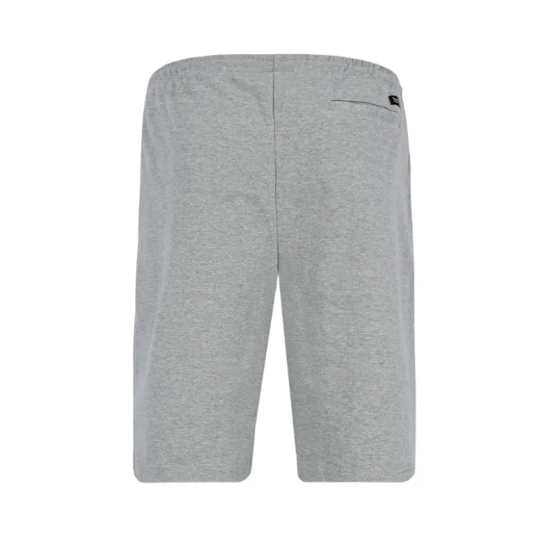 Knælange shorts med elastik - Grå