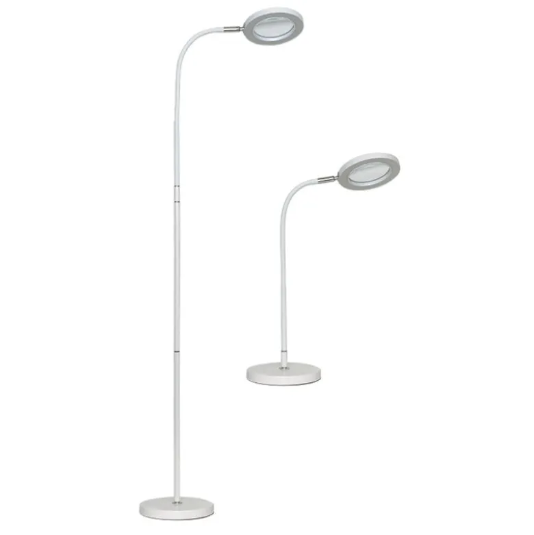LED luplampe til gulv og bord - 3x forstørrelse