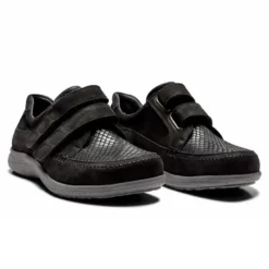 New Feet damesko med velcroluk - Sort