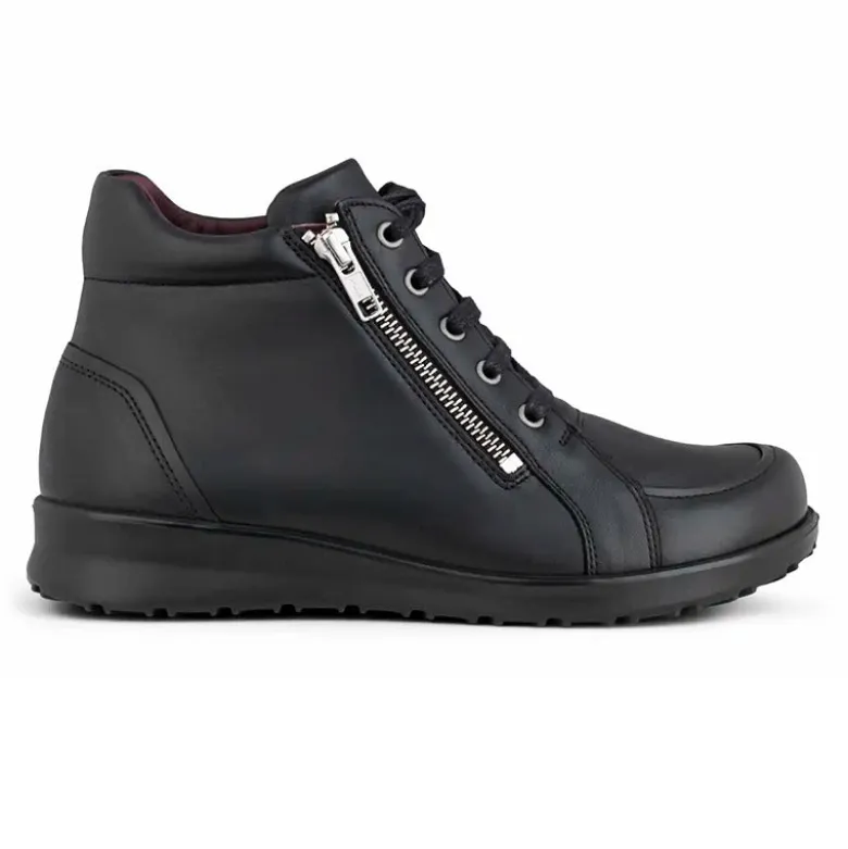 New Feet lav damestøvle - Sort
