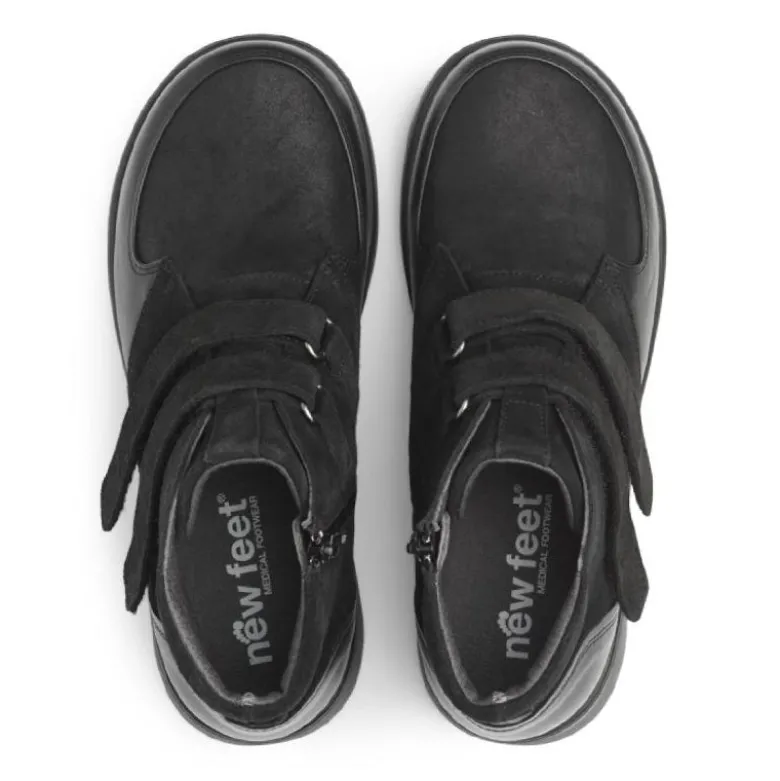 New Feet let foret støvle - Sort