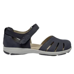 New Feet lukket damesandal - Mørkeblå