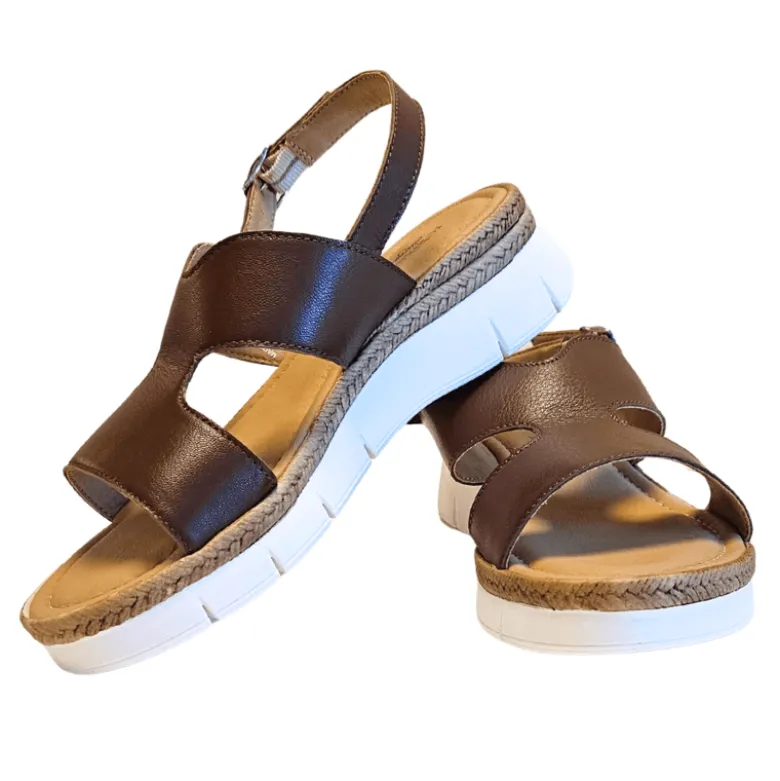 Relaxshoe damesandal - Brun