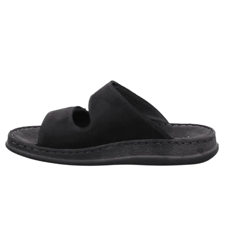 Rohde herreslipper med velcro - Sort