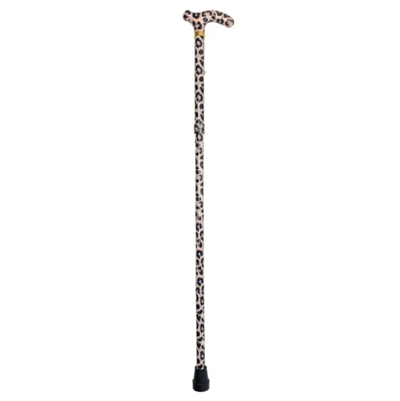 Sammenklappelig stok - Leopardmønster