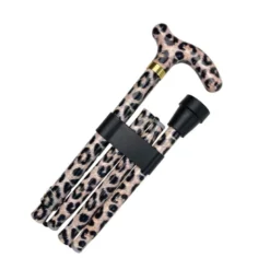 Sammenklappelig stok - Leopardmønster