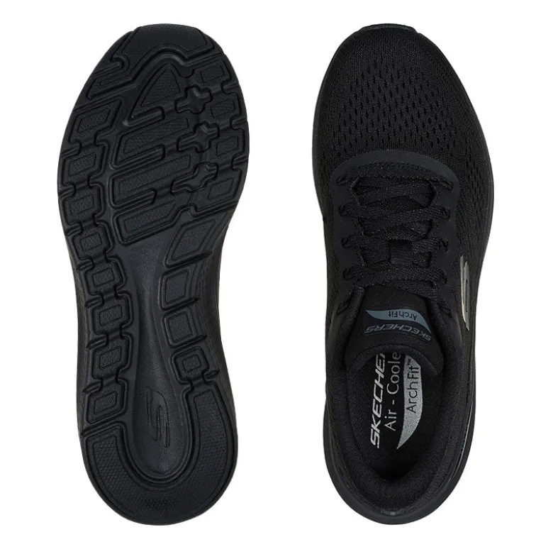 Skechers Arch Fit damesneaker - Sort