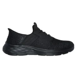 Skechers let slip-in herresko - Sort