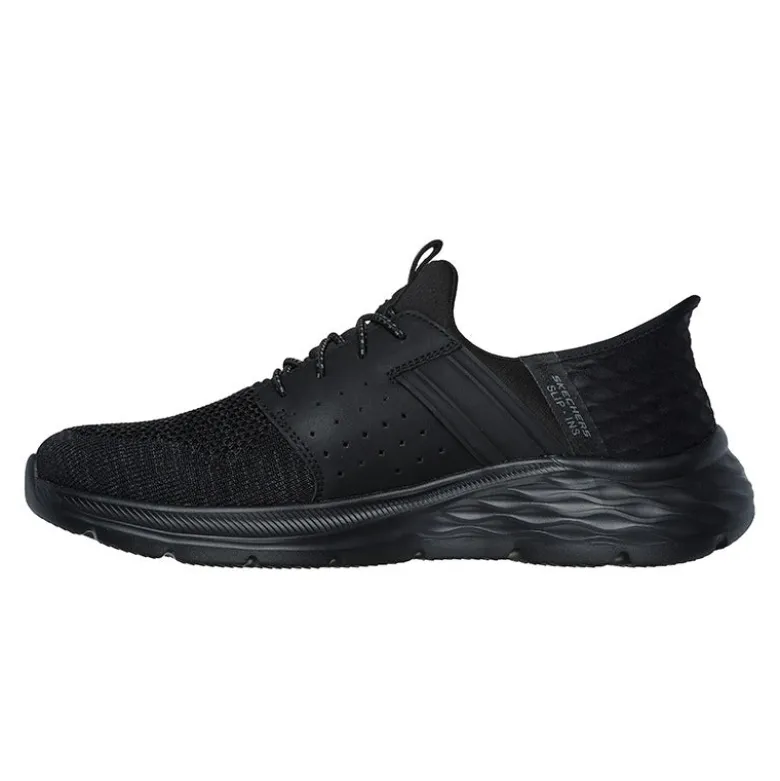 Skechers let slip-in herresko - Sort