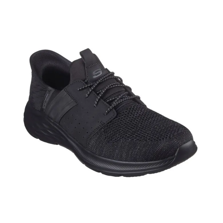 Skechers let slip-in herresko - Sort