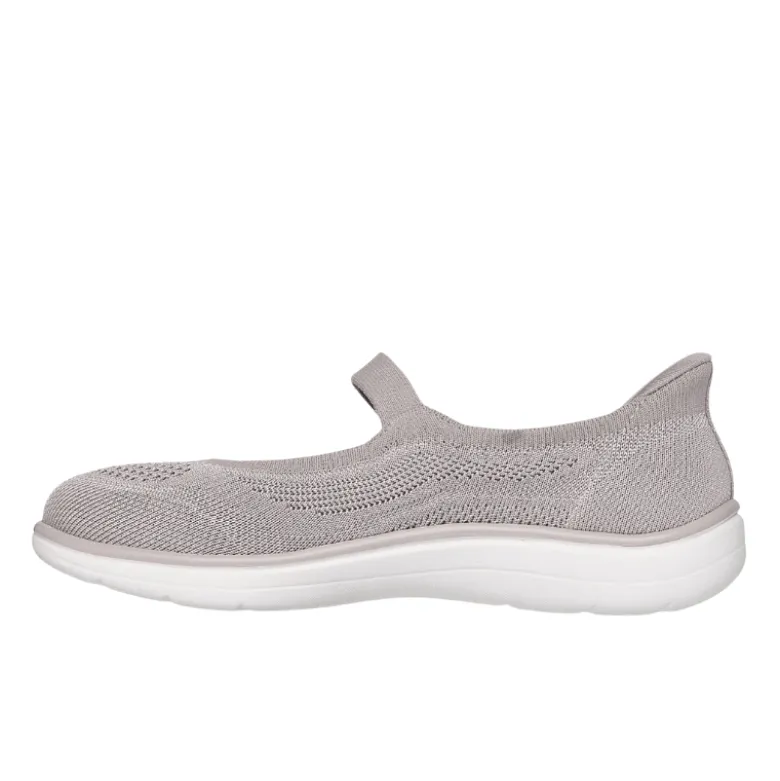 Skechers slip-in ballerina - Natur