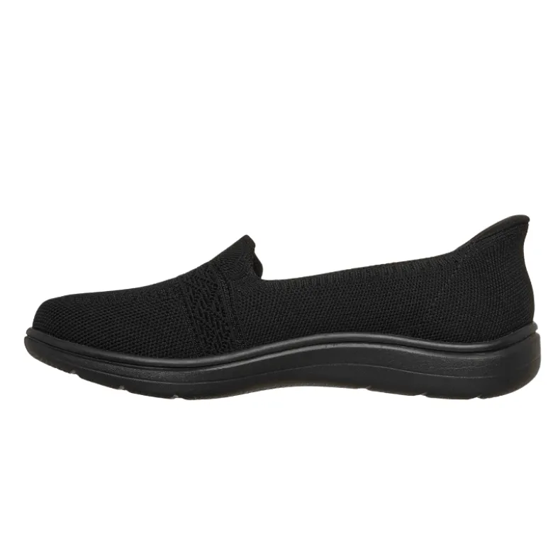Skechers slip-in ballerina - Sort