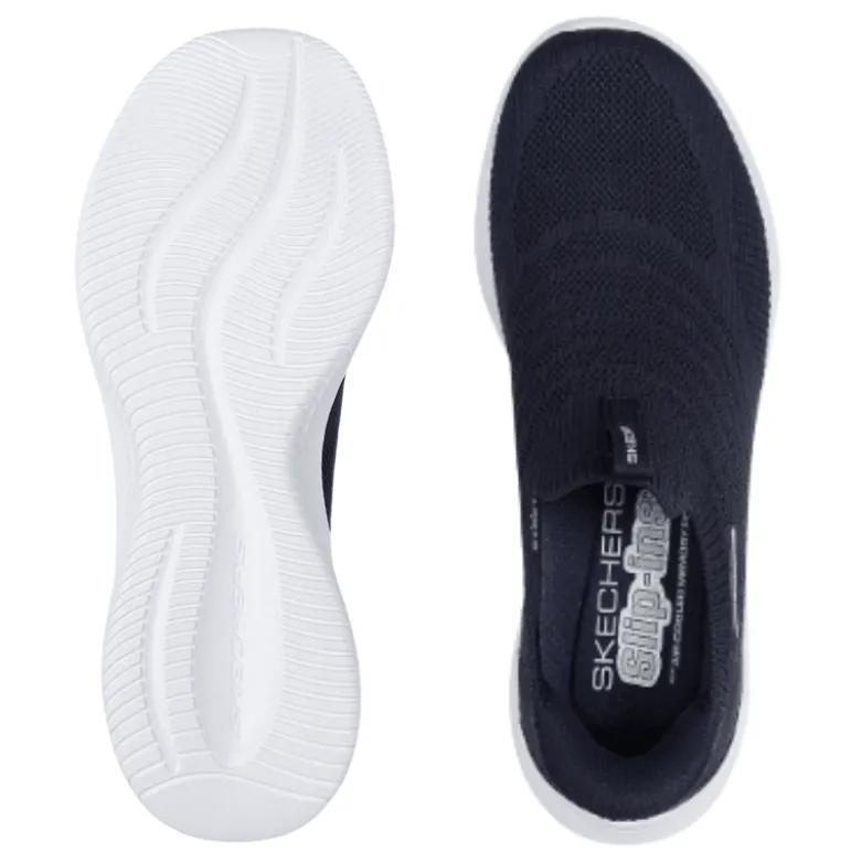 Skechers slip-in damesko - Mørkeblå