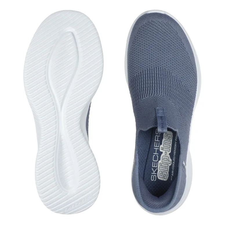 Skechers slip-in damesneaker - Blå