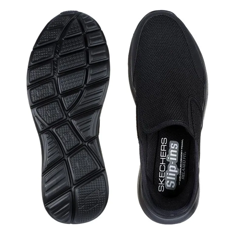 Skechers slip-in herresko - Sort