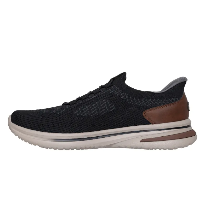 Skechers slip-in herresko - Sort
