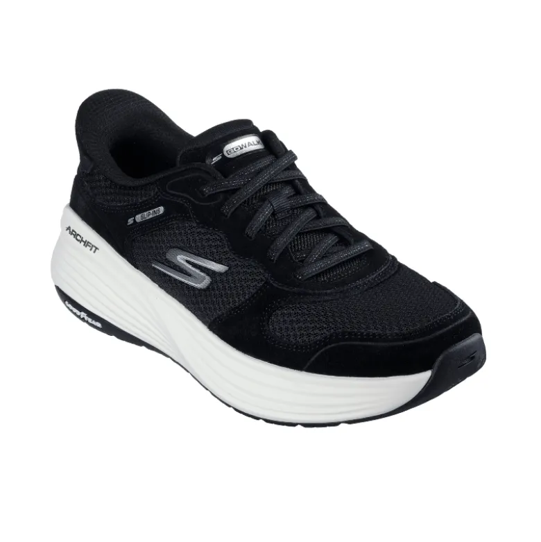 Skechers slip-in herresneaker - Sort/hvid