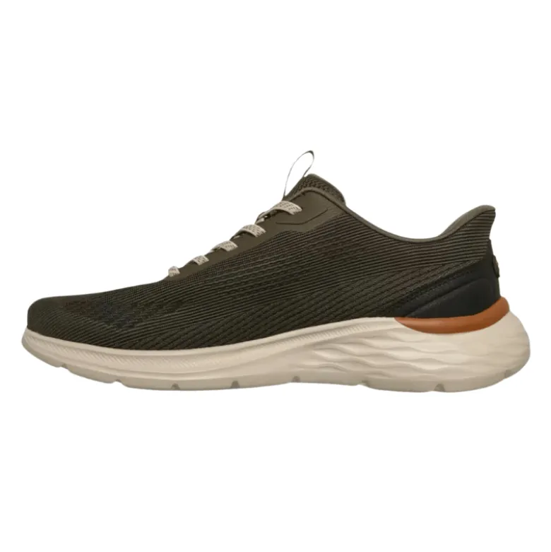 Skechers slip-in herrresko - Oliven