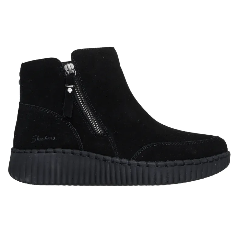 Skechers varmt foret damestøvle - Sort