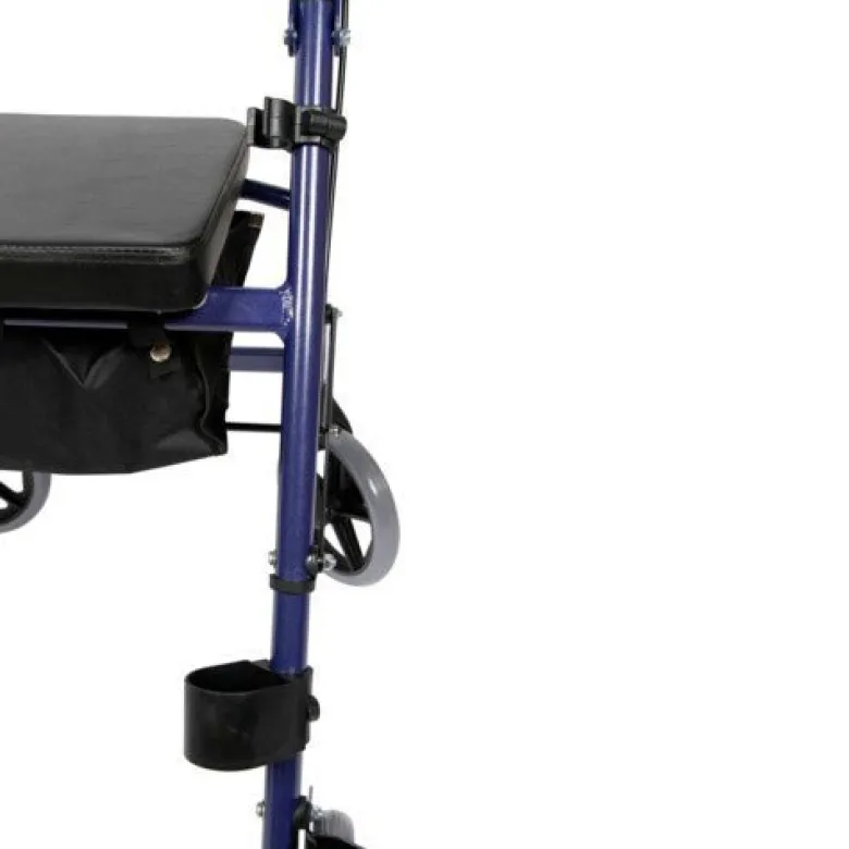 Stokkeholder med clips og cup til rollator