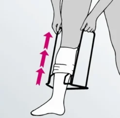 Strømpepåtager stativ - Lang model