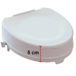 Toiletforhøjer med låg, 5 cm