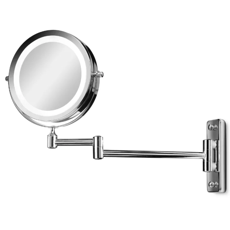 Væghængt makeup-spejl - Krom
