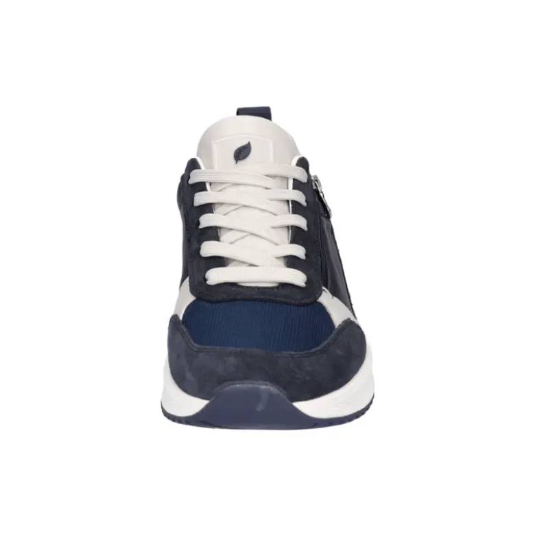 Waldläufer bred herresneaker - Blå