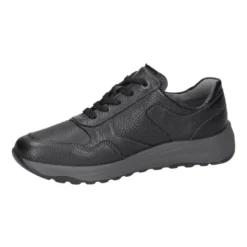 Waldläufer bred herresneaker - Sort