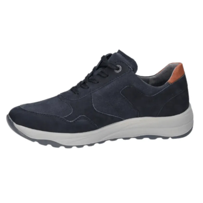 Waldläufer herresneaker - Marineblå