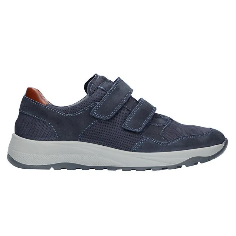 Waldläufer herresneaker - Støvet blå