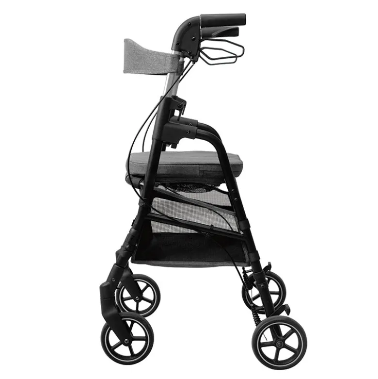 W4 rollator / indkøbsvogn - Bordeaux