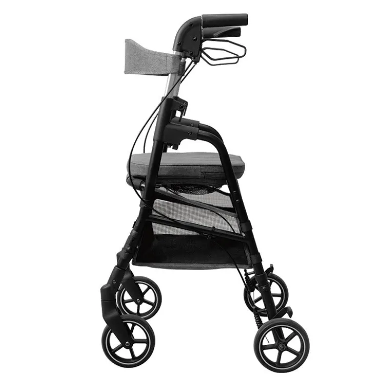 W4 rollator / indkøbsvogn - Grøn